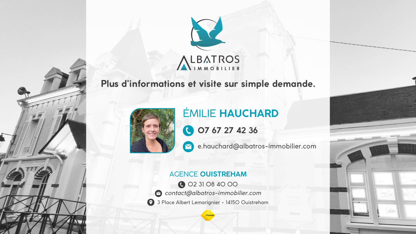 EMILIE HAUCHARD LARUE ALBATROS IMMOBILIER