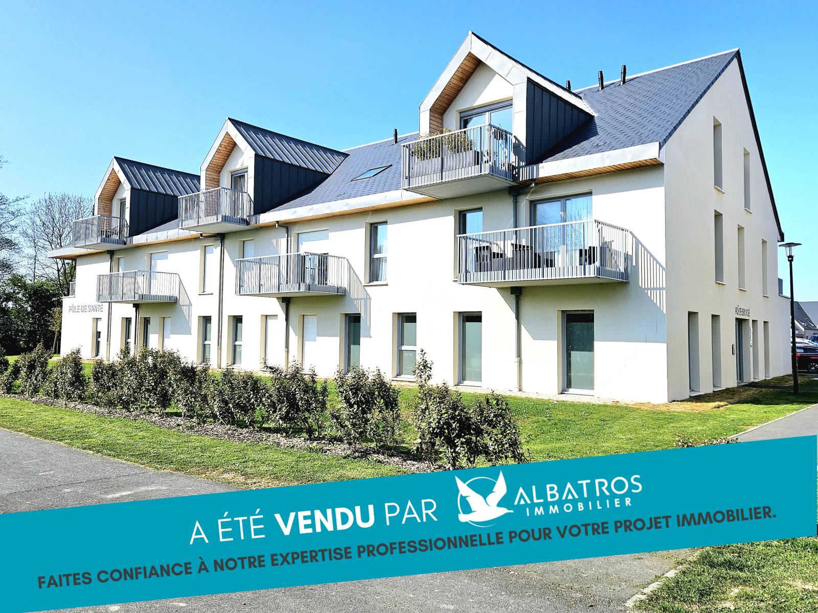 Appartement dans rés récente à vendre sur Ouistreham 14