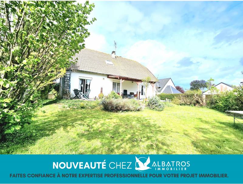 A VENDRE • Maison récente, 7 pièces principales, 5 chambres, 132 m² habitable Ouistreham 14150 Bourg 